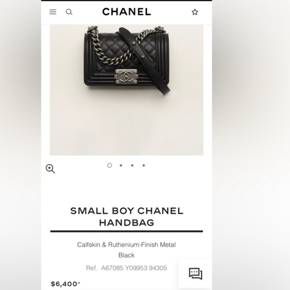 Small Chanel Boy Caviar  Black Quilted - Picture 14 of 15